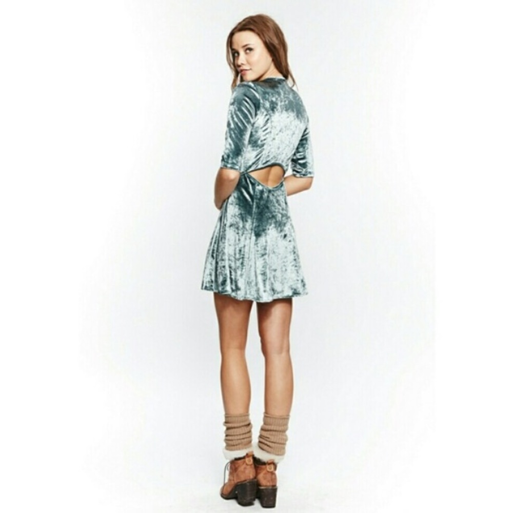 ⏰SALE⏰ For Love and Lemons Spur Velvet Mini Dress - Picture 4 of 5